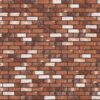 Bishop House Tumbled Half 3570 x 2016 mm Midland Brick texture Charcoal mortar
