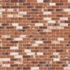 Bishop House Tumbled Half 3570 x 2016 mm Midland Brick texture Cream mortar