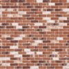 Bishop House Tumbled Half 3570 x 2016 mm Midland Brick texture White mortar