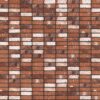 Bishop House Tumbled Stack 3570 x 2016 mm Midland Brick texture Charcoal mortar