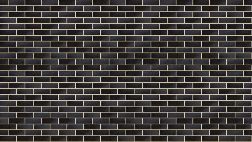Estilo Nero Metalico Half 3570 x 2016 mm Midland Brick texture Cream mortar