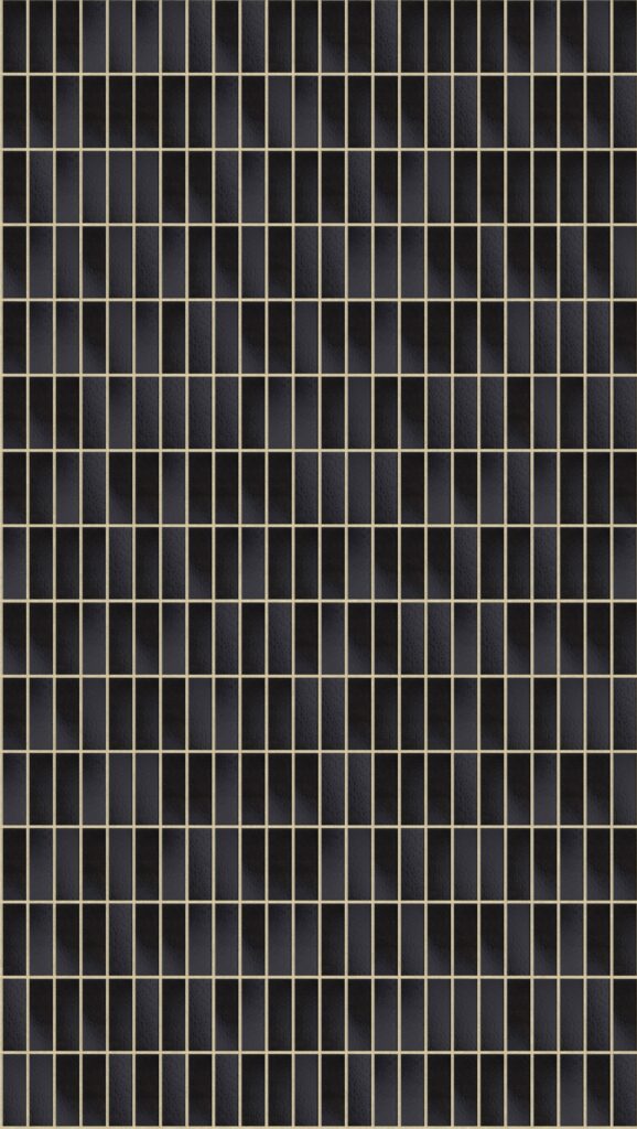 Nero Metalico Estilo Face Brick | Bold Black Metallic Finish