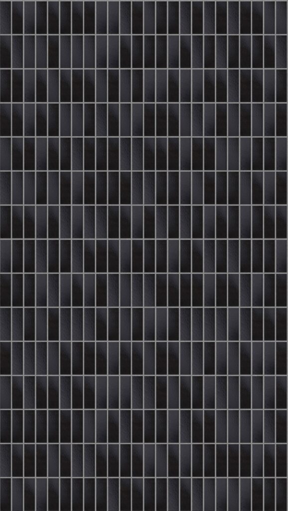 Estilo Nero Metalico Soldier 2016 x 3570 mm Midland Brick texture Grey mortar