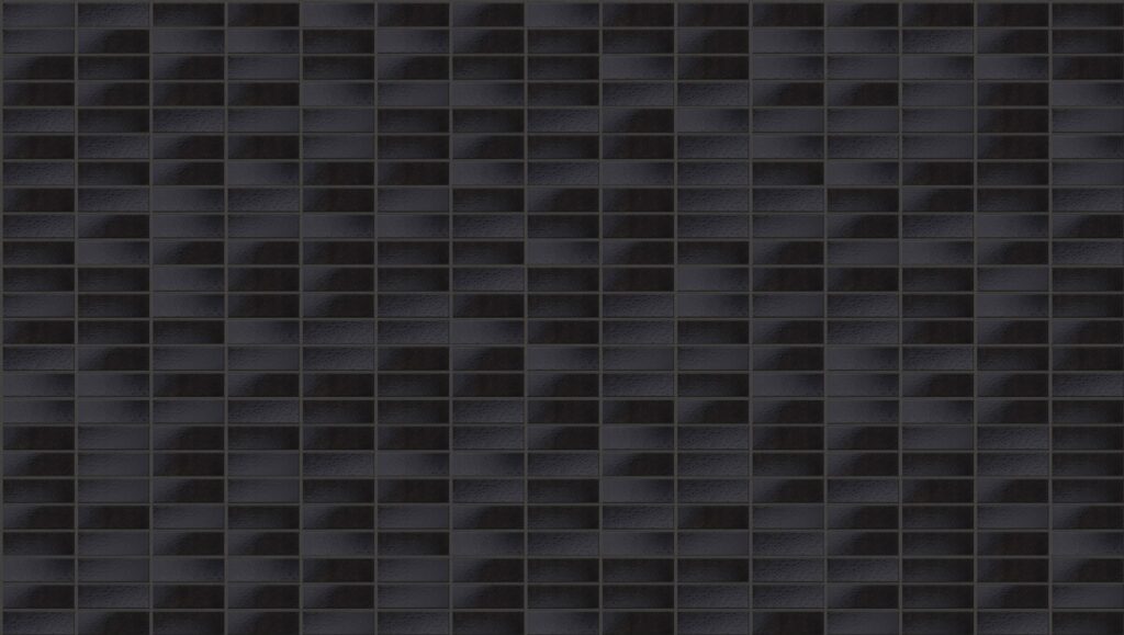 Estilo Nero Metalico Stack 3570 x 2016 mm Midland Brick texture Charcoal mortar