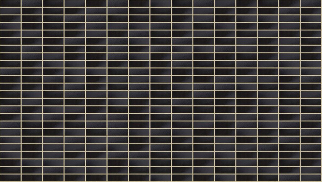 Estilo Nero Metalico Stack 3570 x 2016 mm Midland Brick texture Cream mortar