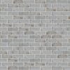 Harlem Half 3570 x 1512 mm Midland Brick texture Grey mortar