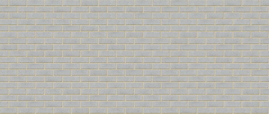 Haze Half 3570 x 1512 mm Midland Brick texture Cream mortar