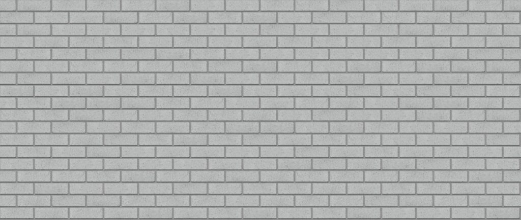 Haze Half 3570 x 1512 mm Midland Brick texture Grey mortar