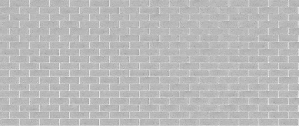 Haze Half 3570 x 1512 mm Midland Brick texture White mortar