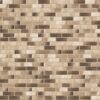 Laneway Vibe Half 3570 x 2016 mm Midland Brick texture Cream mortar