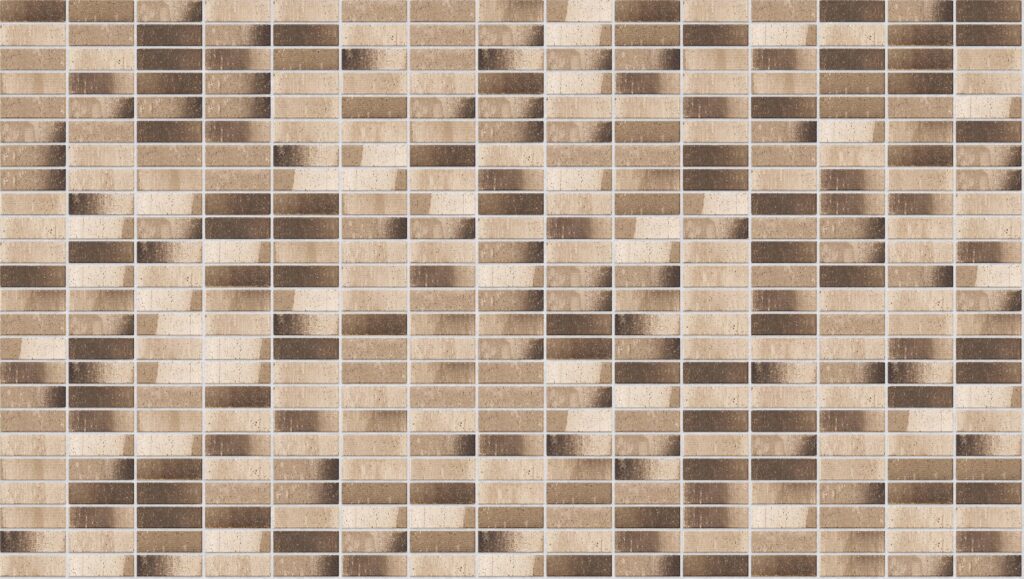 Laneway Vibe Stack 3570 x 2016 mm Midland Brick texture White mortar