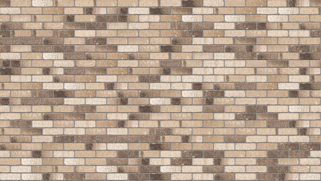 Laneway Vibe Tumbled Half 3570 x 2016 mm Midland Brick texture Grey mortar