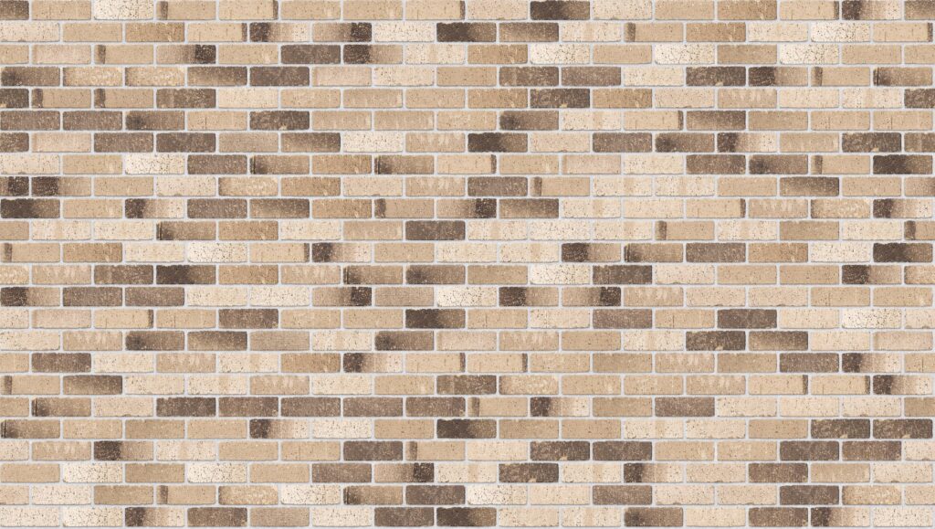 Laneway Vibe Tumbled Half 3570 x 2016 mm Midland Brick texture White mortar