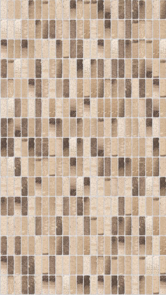 Laneway Vibe Tumbled Soldier 2016 x 3570 mm Midland Brick texture White mortar