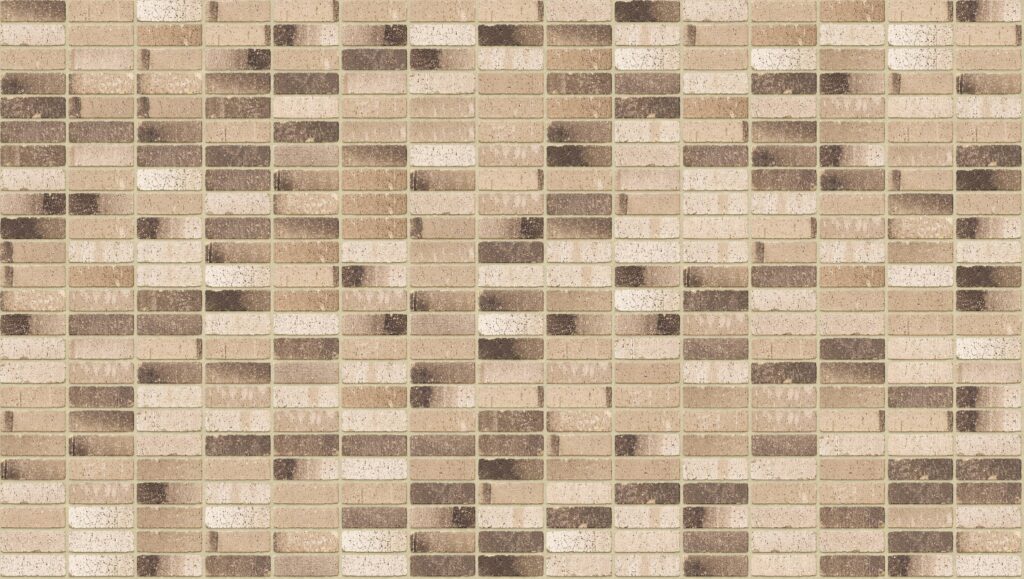 Laneway Vibe Tumbled Stack 3570 x 2016 mm Midland Brick texture Cream mortar