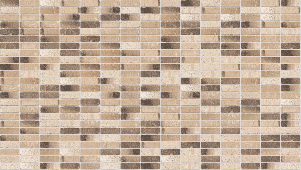 Laneway Vibe Tumbled Stack 3570 x 2016 mm Midland Brick texture White mortar