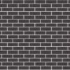 Midnight Half 3570 x 1512 mm Midland Brick texture Whtie mortar