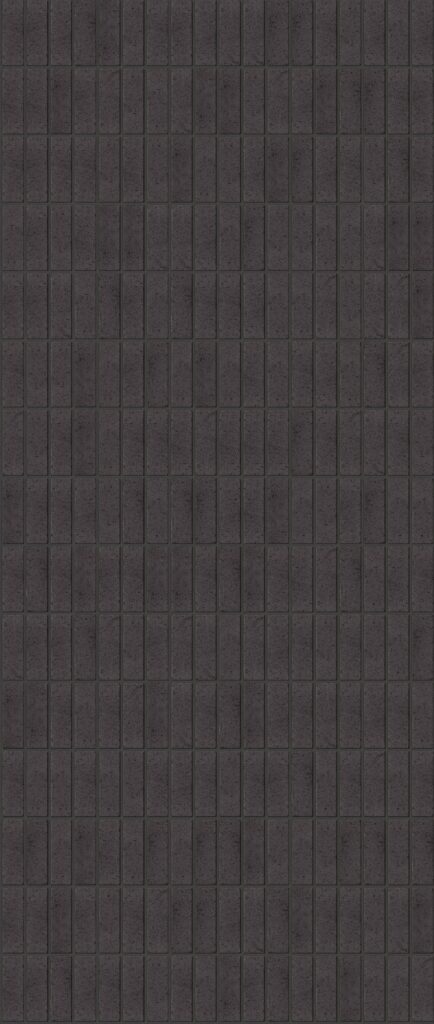 Midnight Soldier 1512 x 3570 mm Midland Brick texture Charcoal mortar