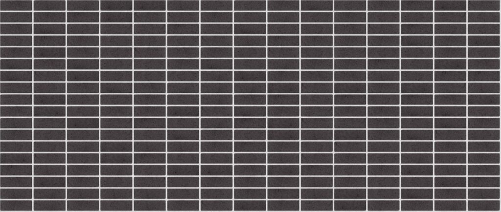 Midnight Stack 3570 x 1512 mm Midland Brick texture White mortar
