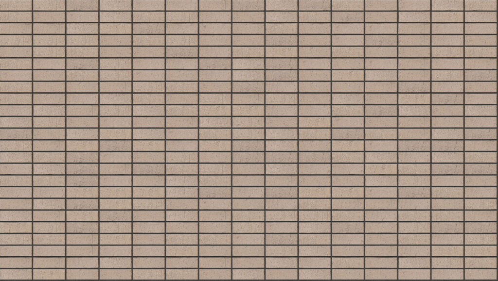 Nouveau Grey Stack 3570 x 2016 mm Midland Brick texture Charcoal mortar