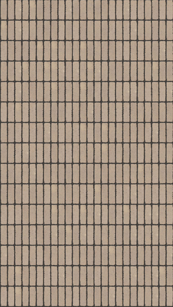 Nouveau Grey Tumbled Soldier 2016 x 3570 mm Midland Brick texture Charcoal mortar