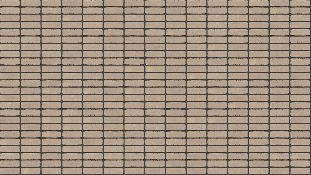 Nouveau Grey Tumbled Stack 3570 x 2016 mm Midland Brick texture Charcoal mortar