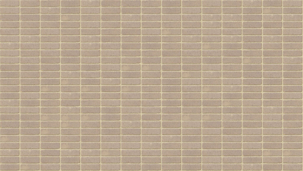 Nouveau Grey Tumbled Stack 3570 x 2016 mm Midland Brick texture Cream mortar