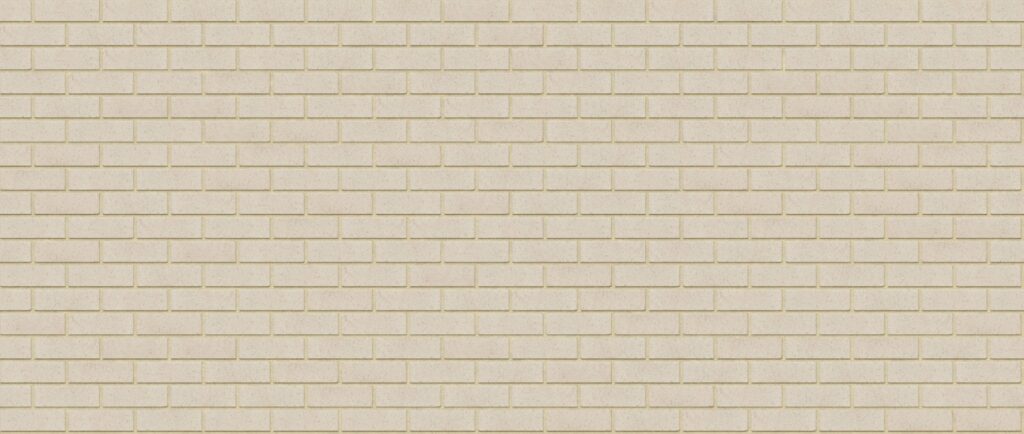 Panna Cotta Half 3570 x 1512 mm Midland Brick texture Cream mortar