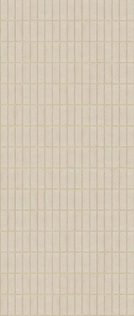 Panna Cotta Soldier 1512 x 3570 mm Midland Brick texture Cream mortar