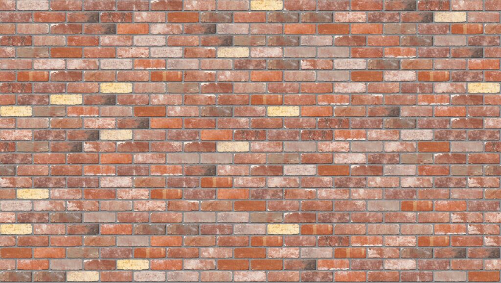 Recycled Brick Half 3570 x 2016 mm Midland Brick texture Grey mortar