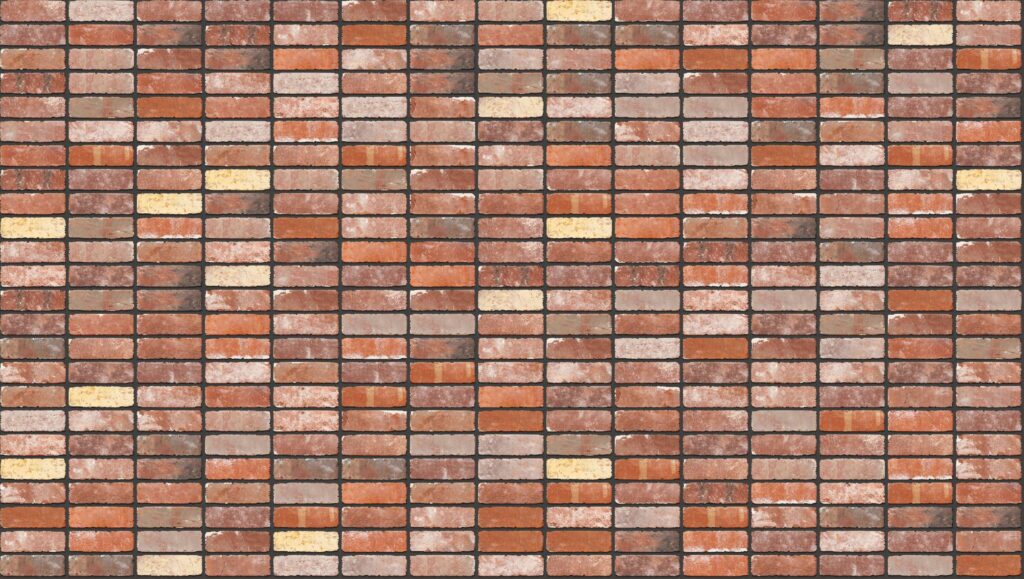 Recycled Brick Stack 3570 x 2016 mm Midland Brick texture Charcoal mortar