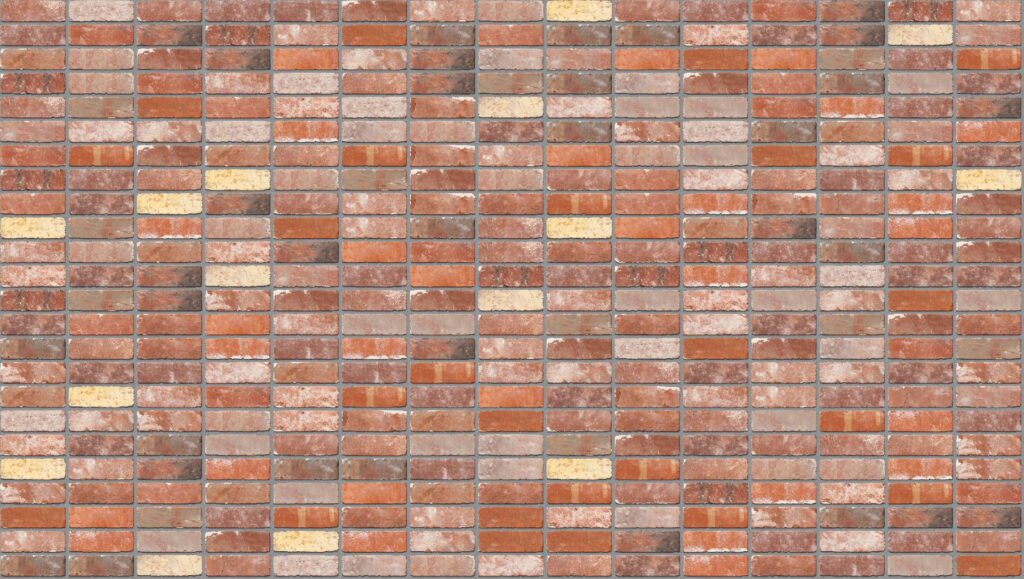 Recycled Brick Stack 3570 x 2016 mm Midland Brick texture Grey mortar