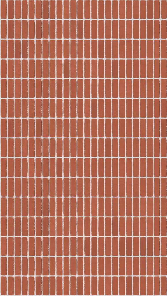 Red Smooth Tumbled Soldier 2016 x 3570 mm Midland Brick texture White mortar