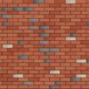 Restoration Red Half 3570 x 2016 mm Midland Brick texture Charcoal mortar