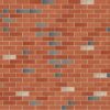 Restoration Red Half 3570 x 2016 mm Midland Brick texture Cream mortar