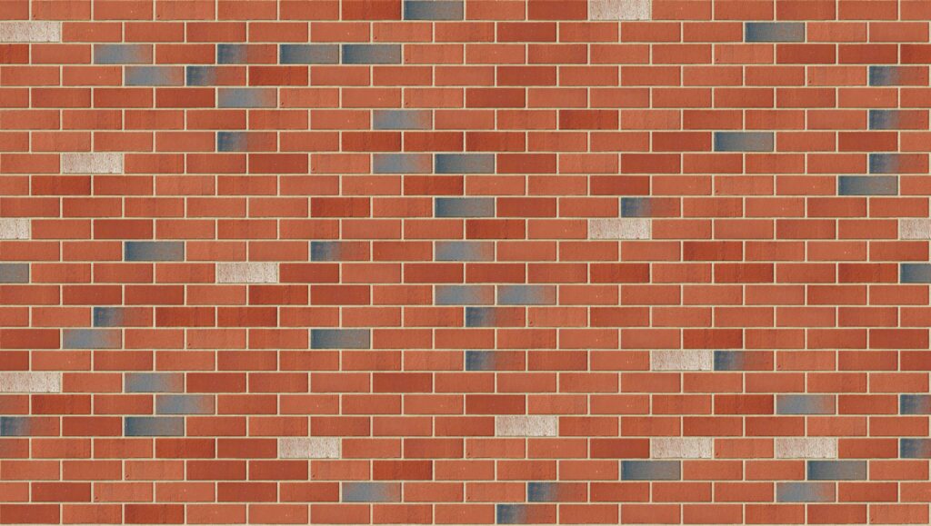 Restoration Red Half 3570 x 2016 mm Midland Brick texture Cream mortar