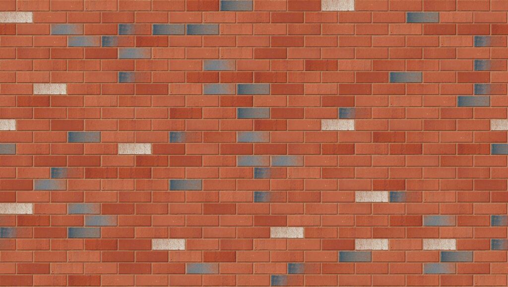 Restoration Red Half 3570 x 2016 mm Midland Brick texture Red mortar