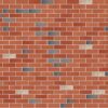 Restoration Red Half 3570 x 2016 mm Midland Brick texture White mortar