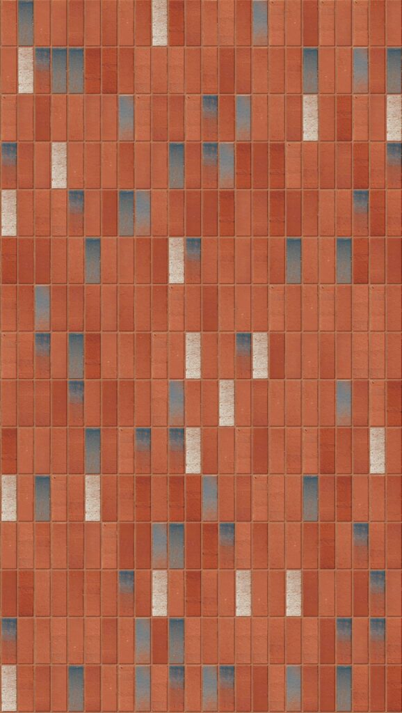 Restoration Red Soldier 2016 x 3570 mm Midland Brick texture Red mortar