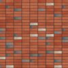 Restoration Red Stack 3570 x 2016 mm Midland Brick texture Charcoal mortar