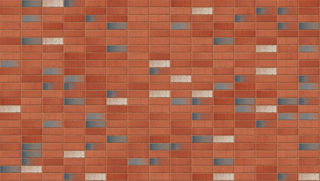 Restoration Red Stack 3570 x 2016 mm Midland Brick texture Red mortar