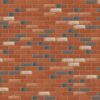 Restoration Red Tumbled Half 3570 x 2016 mm Midland Brick texture Red mortar