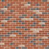 Restoration Red Tumbled Half 3570 x 2016 mm Midland Brick texture White mortar