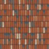Restoration Red Tumbled Soldier 2016 x 3570 mm Midland Brick texture Charcoal mortar