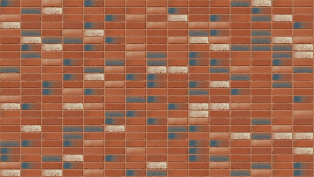 Restoration Red Tumbled Stack 3570 x 2016 mm Midland Brick texture Red mortar