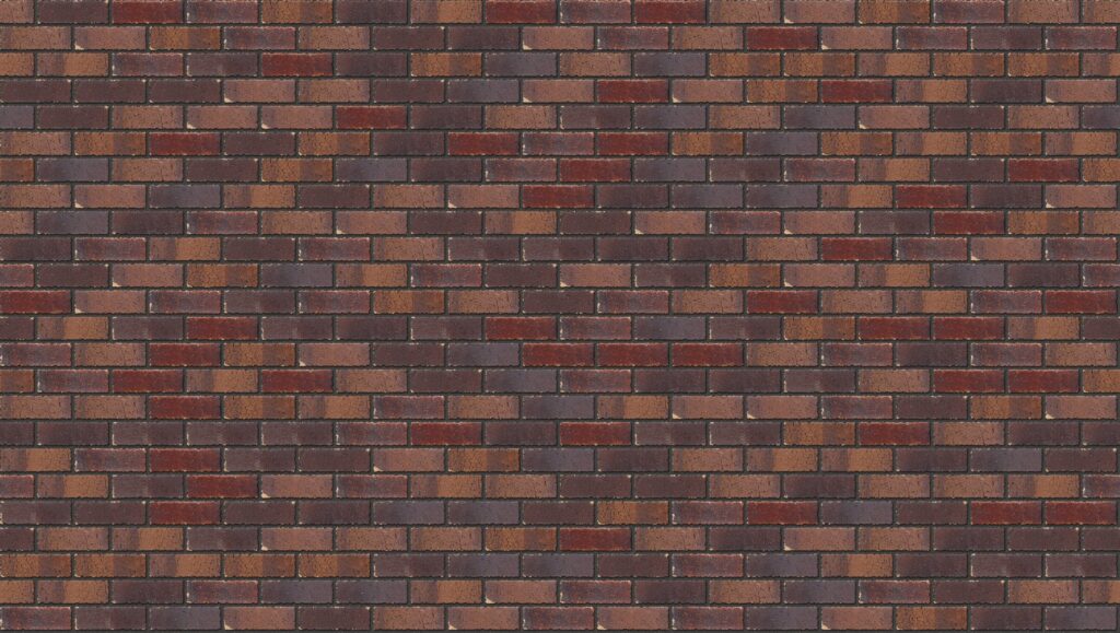 Subiaco Red Tumbled Half 3570 x 2016 mm Midland Brick texture Charcoal mortar