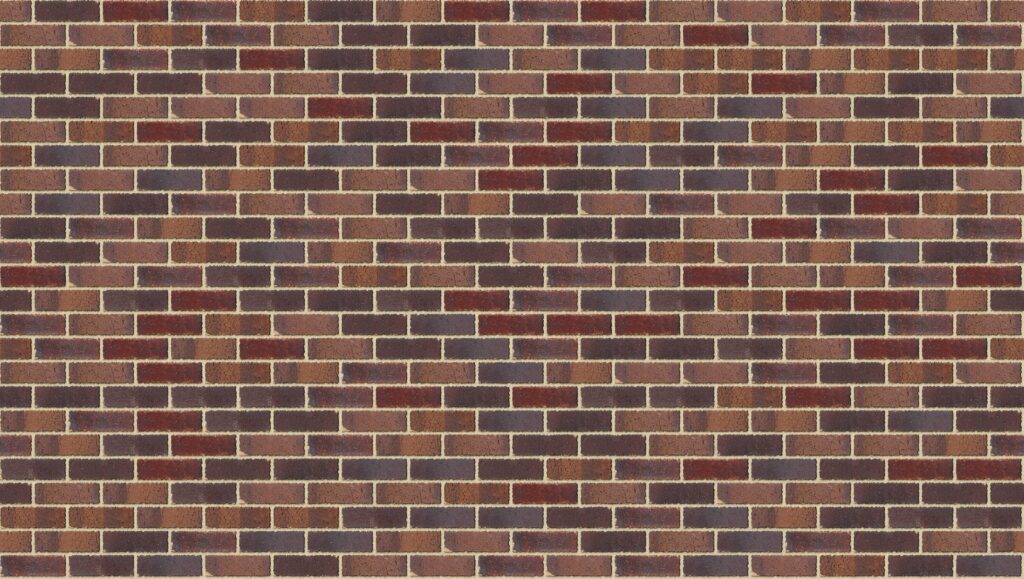 Subiaco Red Tumbled Half 3570 x 2016 mm Midland Brick texture Cream mortar