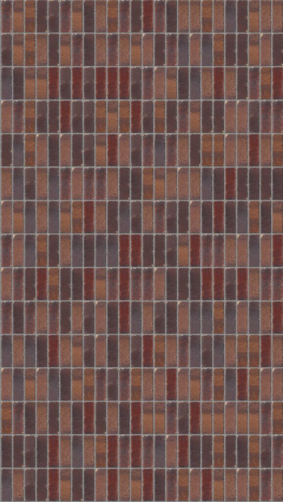 Subiaco Red Tumbled Soldier 2016 x 3570 mm Midland Brick texture Grey mortar