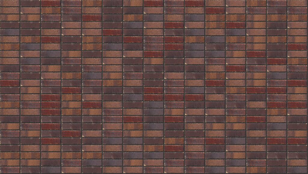 Subiaco Red Tumbled Stack 3570 x 2016 mm Midland Brick texture Charcoal mortar