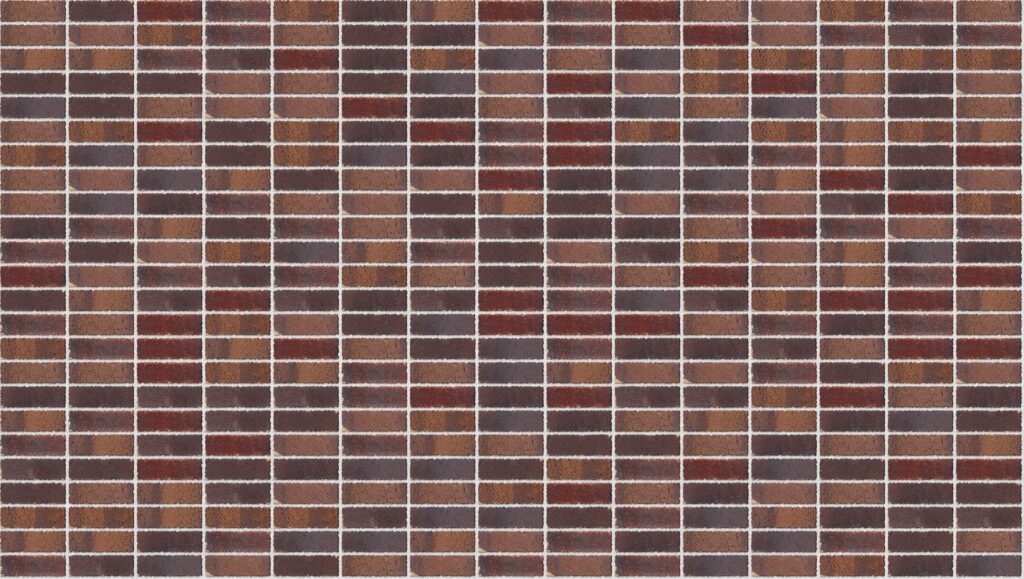 Subiaco Red Tumbled Stack 3570 x 2016 mm Midland Brick texture White mortar